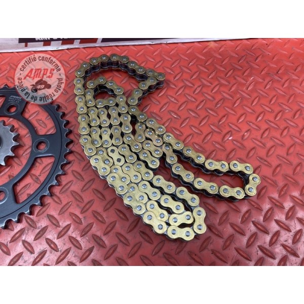 Kit chaine 15x43 Honda CBF 600 S 2004 à 2007