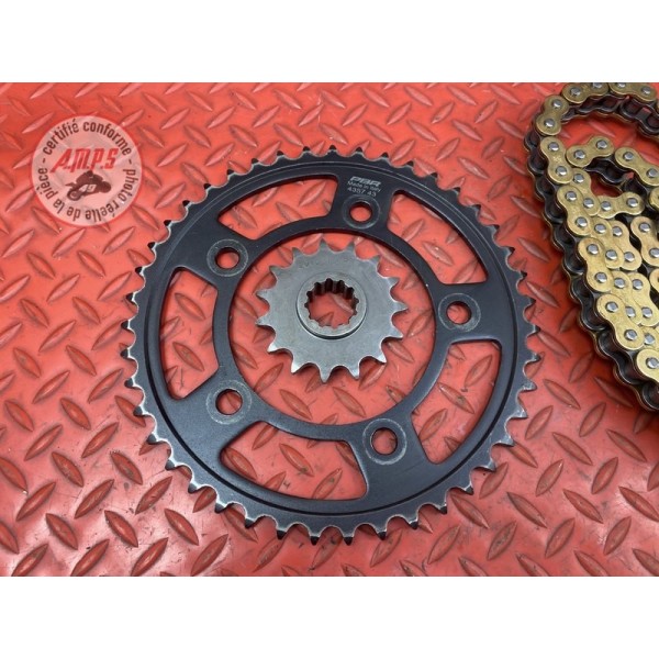 Kit chaine 15x43 Honda CBF 600 S 2004 à 2007