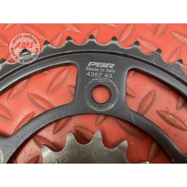 Kit chaine 15x43 Honda CBF 600 S 2004 à 2007