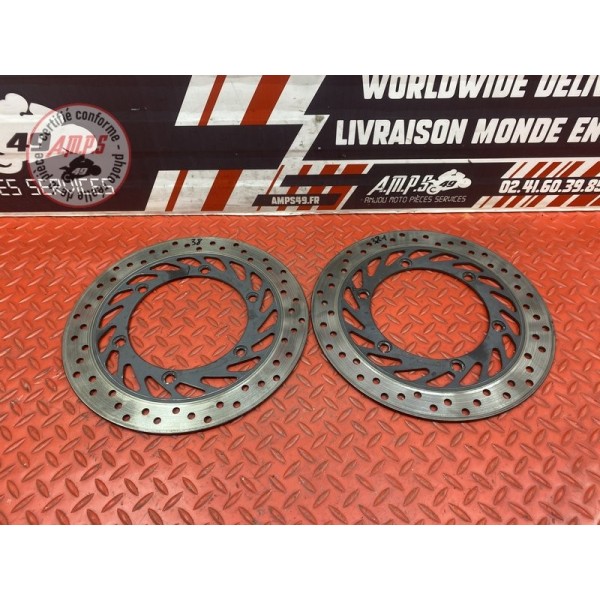 Paire de disque de frein avant Honda CBF 600 S 2004 à 2007
