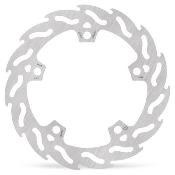 BRAKE DISC FLAME FRONT R