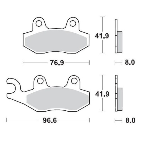 BRAKE PAD RACING GP