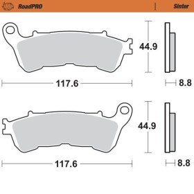 BRAKE PAD SINTER FRONT