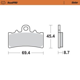 BRAKE PAD SINTER FRONT