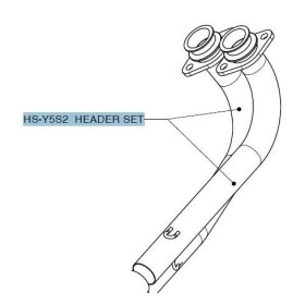 HEADPIPE KIT SS T-MAX