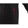 ZIP HOODIE BLACK MEN 2XL