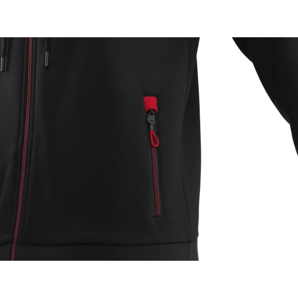 ZIP HOODIE BLACK WMN L