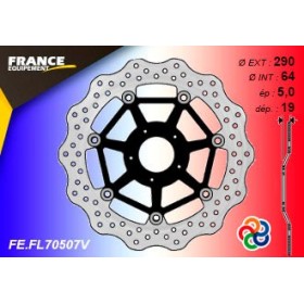  Kit Freinage FRANCE EQUIPEMENT - AP RACING Composé de 2 Disques 