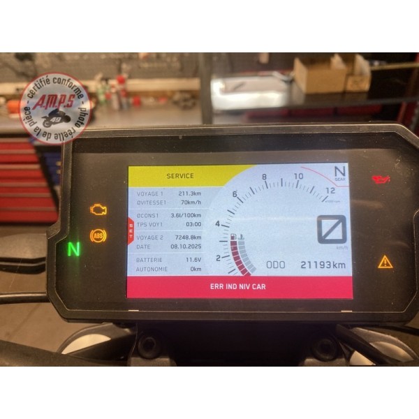 Compteur Tableau de bord Ktm 125 Duke 2017 à 2022