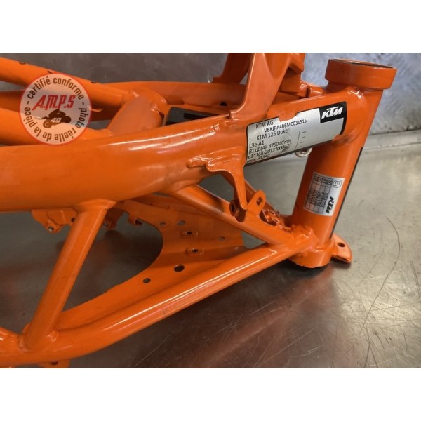 Cadre avec carte grise Ktm 125 Duke 2017 à 2022