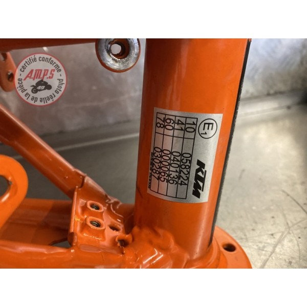 Cadre avec carte grise Ktm 125 Duke 2017 à 2022