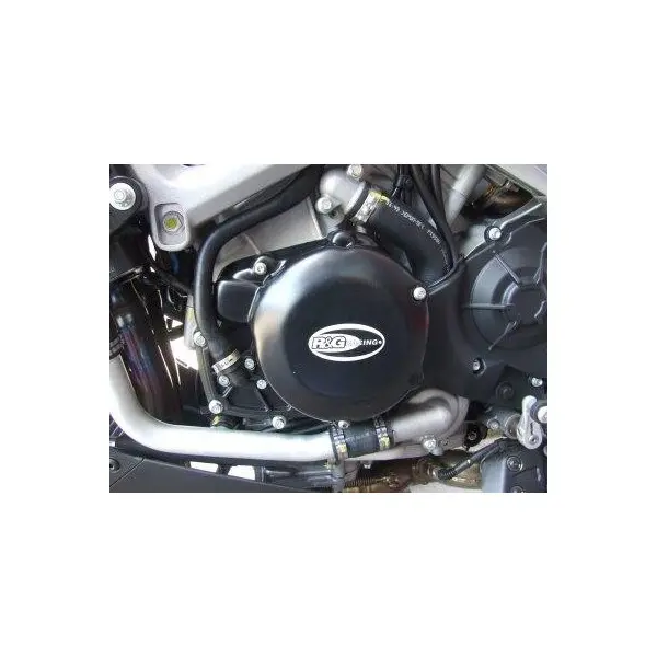 Couvre-carter gauche R&G RACING noir Aprilia RSV4/Tuono