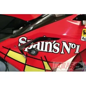 Tampons de protection R&G RACING Aero noir Aprilia RS125/Extrema/Replica