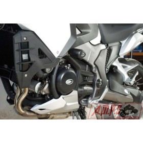 TAMPONS AERO NOIRS R&G POUR HONDA