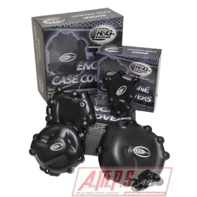 Couvres-carter droit (démareur & pompe à eau) R&G RACING noir Suzuki GSX1000S