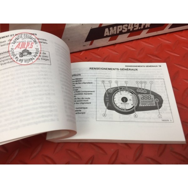 Manuel du propriétaire Kawasaki Z750 H1A3 Ducati 900 SS IE 1998 à 2002