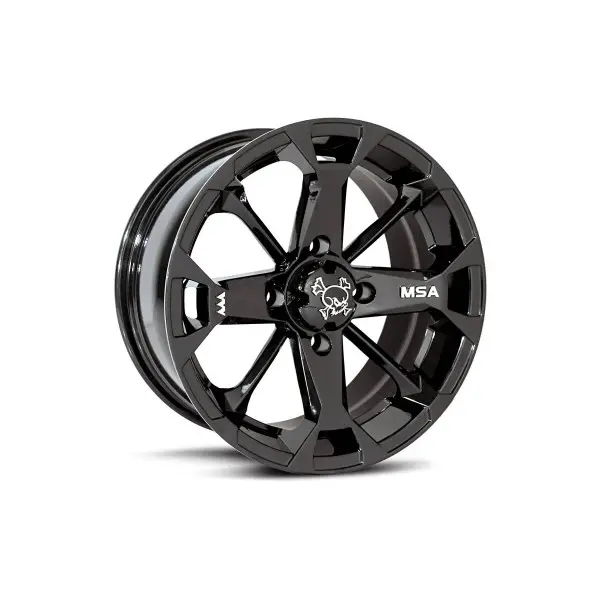 Jante utilitaire MSA WHEELS M17 Elixir aluminium noir 12x7 4x137 4+3