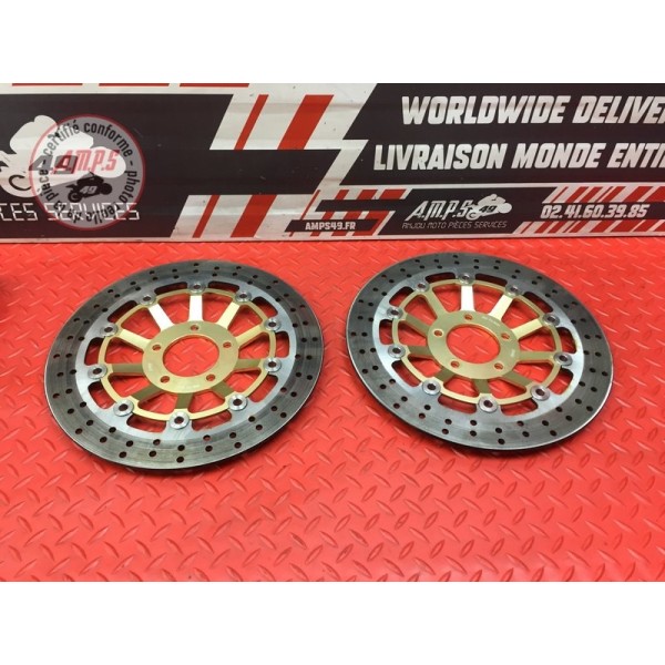 Paire de disque de frein avant Suzuki GSF 1200 Bandit 2000 à 2005
