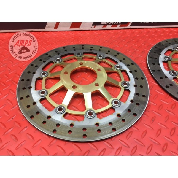 Paire de disque de frein avant Suzuki GSF 1200 Bandit 2000 à 2005