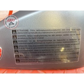 Couvercle de valise gauche 