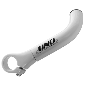 Embouts guidon UNO L : 125 mm Argent
