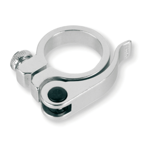 Collier de serrage de selle de vélo V BIKE fixation rapide - D34.9mm blanc
