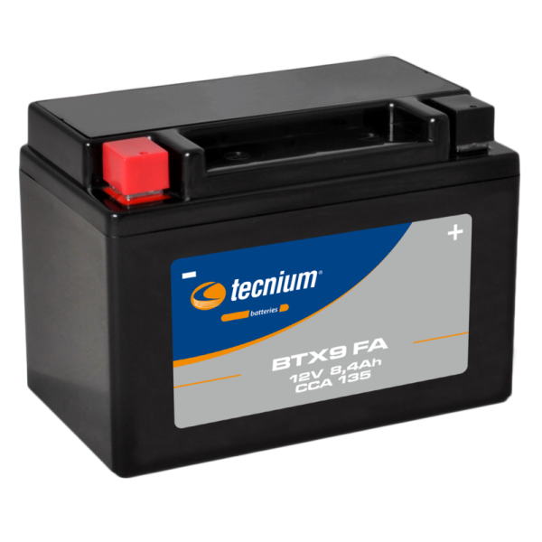 Batterie TECNIUM sans entretien activé usine - BTX9 FA
