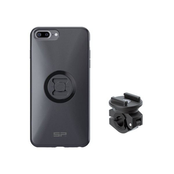 Pack Complet SP CONNECT Moto Bundle fixé sur rétroviseur - iPhone 8 Plus