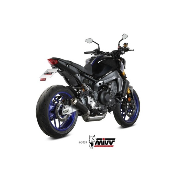 Ligne complète MIVV X-M1 - Steel Black/inox Yamaha MT-09/SP/FZ-09