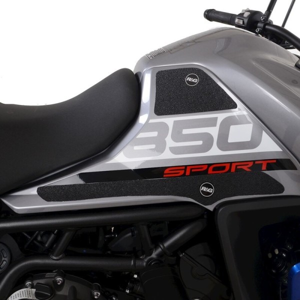 Kit grip de réservoir R&G RACING 4 Pièces - noir Triumph Tiger 850