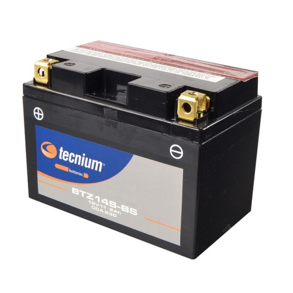 Batterie TECNIUM sans entretien avec pack acide - BTZ14S-BS