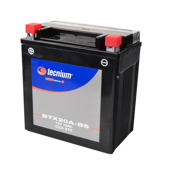 Batterie TECNIUM sans entretien avec pack acide - BTX20A-BS