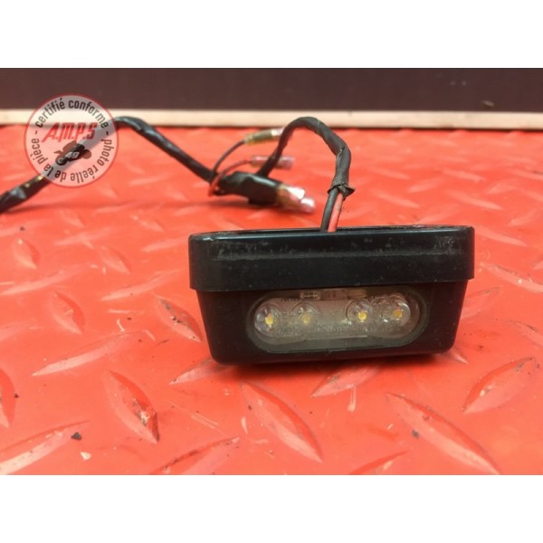 feu plaque d'immatriculation 