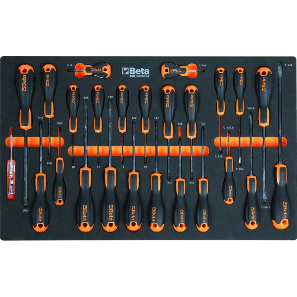 Composition de 390 outils BETA WORKER