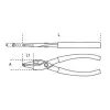 Pince pour circlips intérieurs à becs droits BETA taille 180