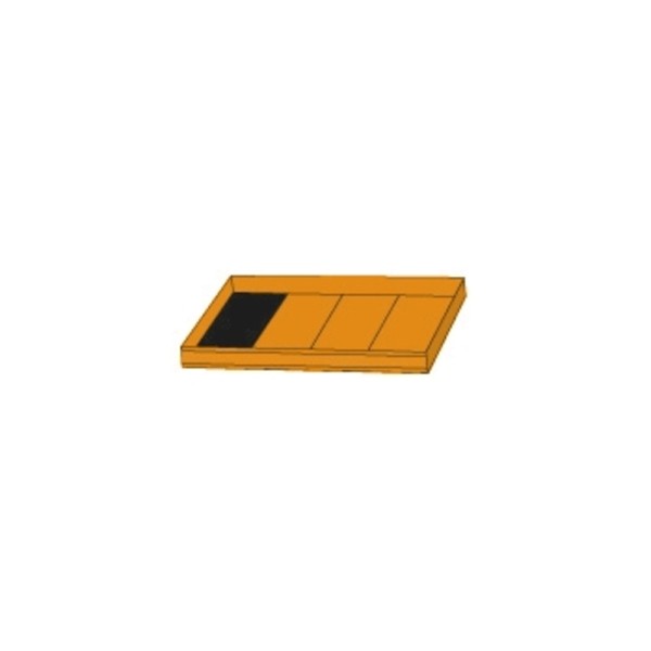 Plateau thermoformé rigide BETA avec composition d'outils - T233