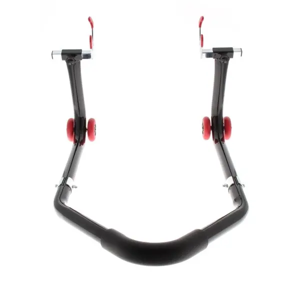 Béquille arrière BIHR démontable universelle noir avec supports en ''V''