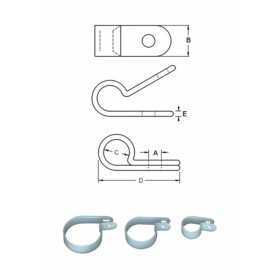 Serre-câble BIHR plastique Ø8mm 10 pièces
