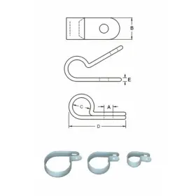 Serre-câble BIHR plastique Ø8mm 10 pièces