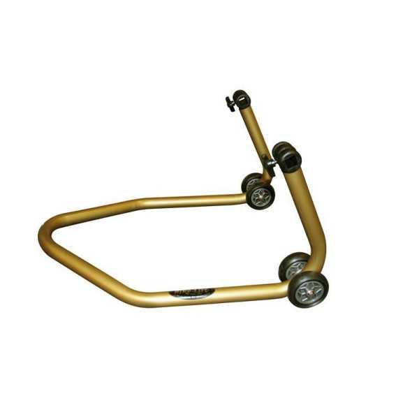 Béquille arrière universelle BIKE LIFT magnesium avec supports caoutchouc en "L"