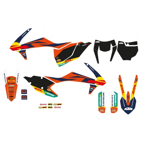 Kit complet BLACKBIRD Replica KTM Factory 23 