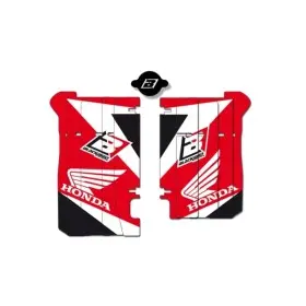 Kit déco de cache radiateur BLACKBIRD Dream Graphic 3 rouge Honda CRF450R