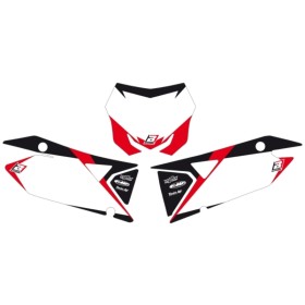 Fonds de plaque BLACKBIRD Graphic blanc Suzuki RM-Z450