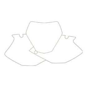 Fonds de plaque BLACKBIRD blanc Yamaha YZF250