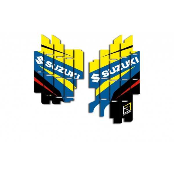Kit déco de cache radiateur BLACKBIRD Dream Graphic 4 Suzuki RMZ