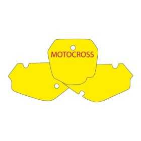 Fonds de plaque BLACKBIRD bleu Suzuki RM85