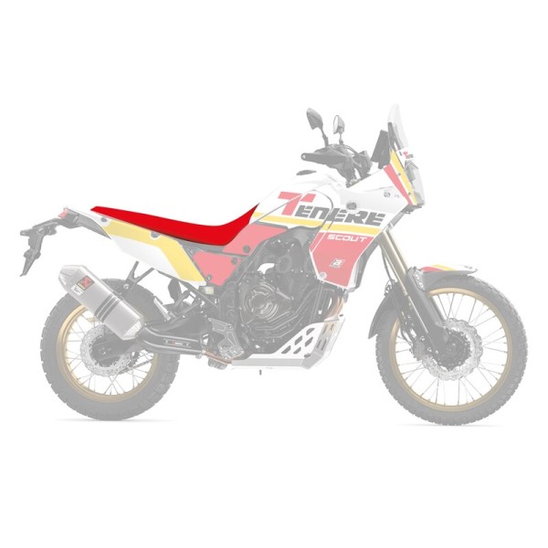 Housse de selle BLACKBIRD Rally Ride - rouge - 2 pièces