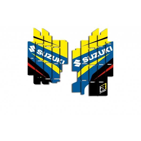 Kit déco de cache radiateur BLACKBIRD Dream Graphic 4 Suzuki RMZ