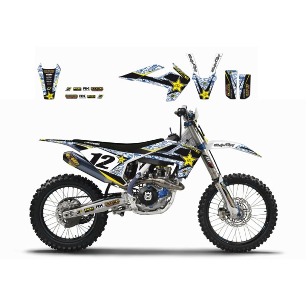 Kit déco BLACKBIRD Rockstar Energy Husqvarna TC/FC TE/FE