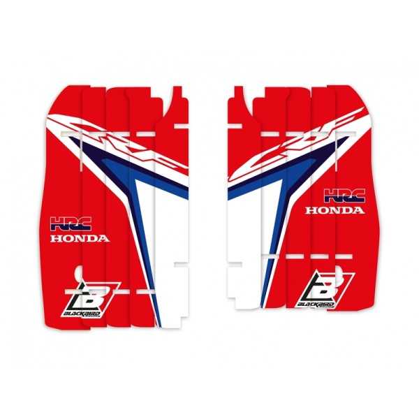 Kit déco de cache radiateur BLACKBIRD Replica Team HRC 2020 Honda
